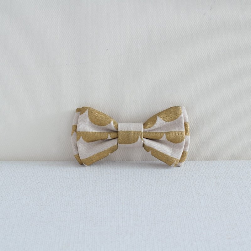 Children's Bow Tie - Golden Wave - Ties & Tie Clips - Cotton & Hemp 