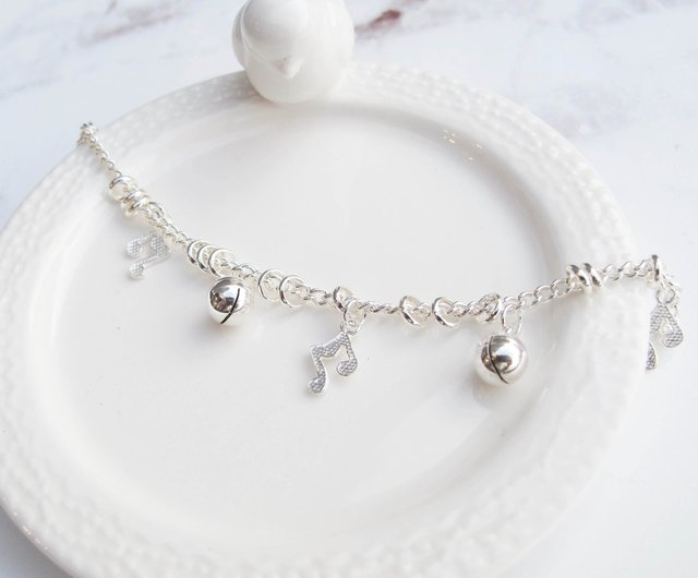小孩銀飾】妙音精靈| 小鈴鐺小孩純銀手鍊| 大員囡仔大員囡仔手