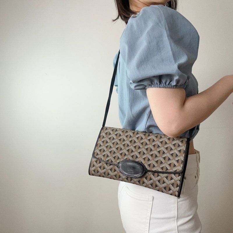 Goyard 中古手袋 - 側背包/斜背包 - 真皮 黑色