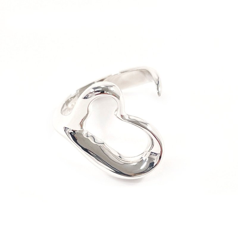 【日本直送 中古美品】14号 ティファニー TIFFANY&Co. リング・指輪 オープンハート エルサペレッティ シルバー925 シルバー - 戒指 - 純銀 銀色