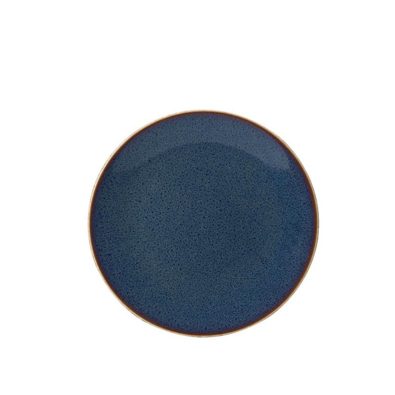 Art Glaze Art Glaze Series-21CM Dessert Plate-Dai Zi - Plates & Trays - Porcelain Purple