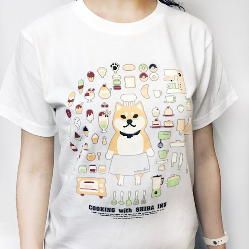 Kuraya Kochai Kitchen T-shirt White - Men's T-Shirts & Tops - Cotton & Hemp White