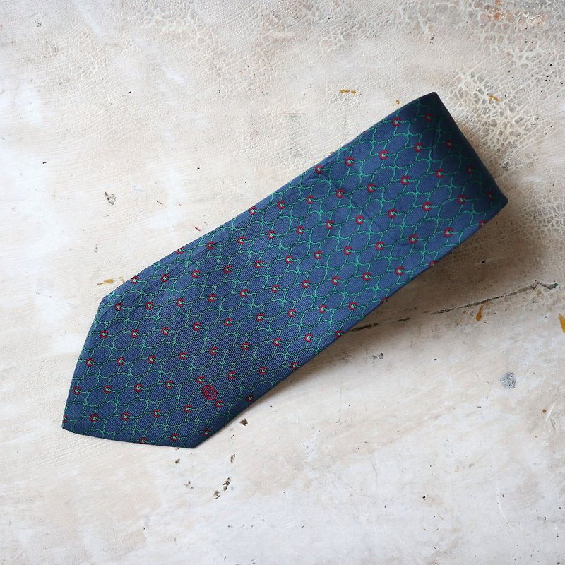 南瓜Vintage。古著 復古 義大利製 Gucci 高級 領帶 - 領帶/領帶夾 - 絲．絹 