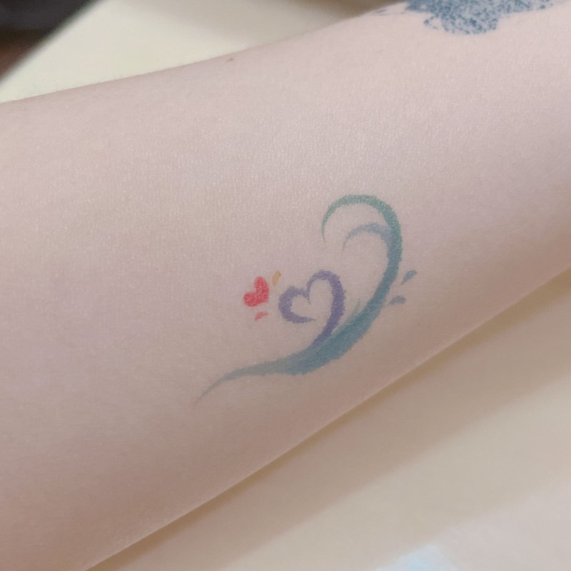 Caiyun Story-50-Aihai - Temporary Tattoos - Paper Blue