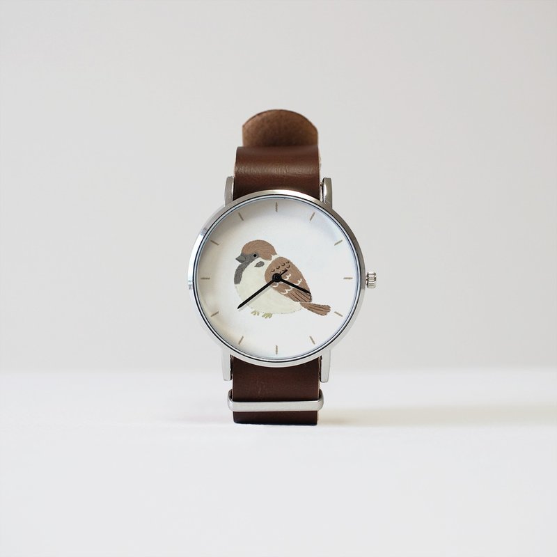 Sparrow watch - นาฬิกาผู้หญิง - โลหะ สีนำ้ตาล