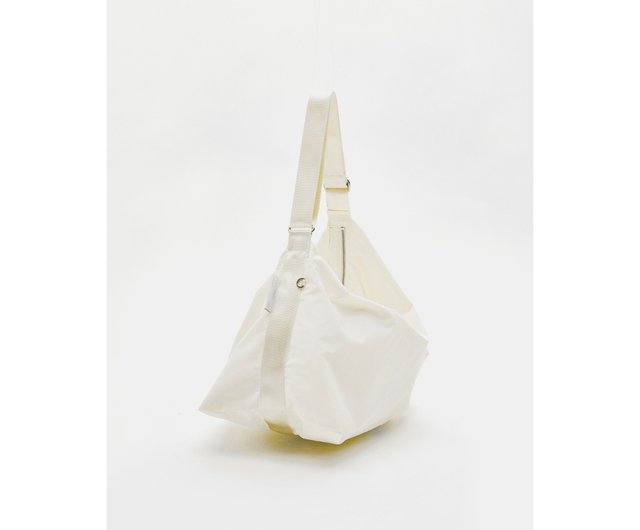 FENNEC FABRIC HOBO BAG-Milk White / WHITE - Shop fennec-tw Messenger Bags & Sling  Bags - Pinkoi