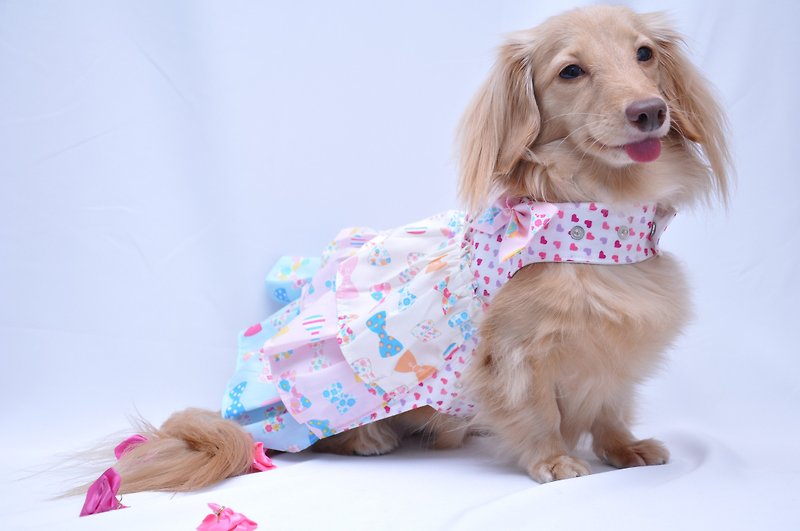 Among_dog harness_chillike dress - Clothing & Accessories - Cotton & Hemp 
