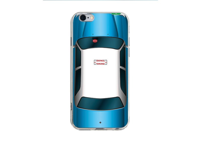 香港的士 藍色 - Samsung S5 S6 S7 note4 note5 iPhone 5 5s 6 6s 6 plus 7 7 plus 8 8 plus ASUS HTC m9 Sony LG G4 G5 v10 手機殼 手機套 電話殼 case - 手機殼/手機套 - 塑膠 多色
