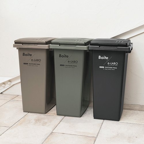 this-this 雜貨研究所 日本 LIV PLUS Boite 連結分類垃圾桶 45L