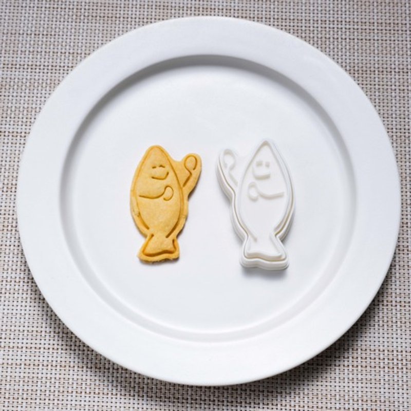 踊るお魚くん（クッキーカッター・クッキー型） - 廚具 - 木頭 