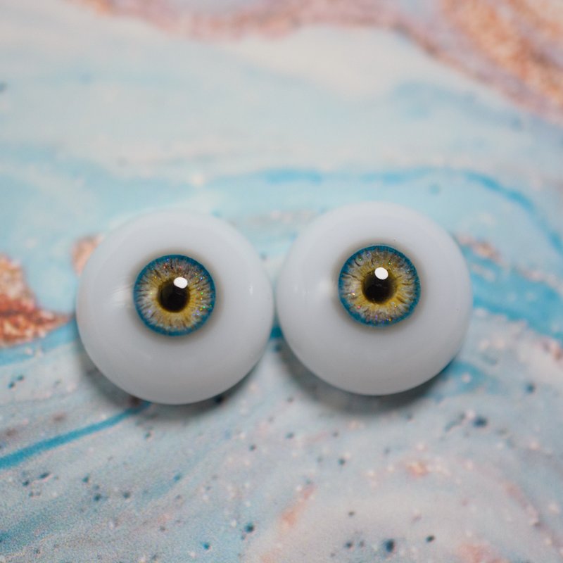 (Instock) bjd eyes 6/16 mm - Stuffed Dolls & Figurines - Resin Blue