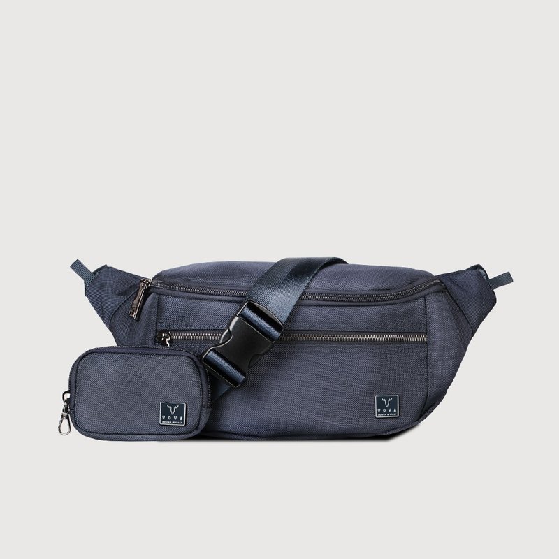 [Free Gift Bag] Guardian Waist Chest Bag-Blue/VA128S12BL - Messenger Bags & Sling Bags - Nylon Blue