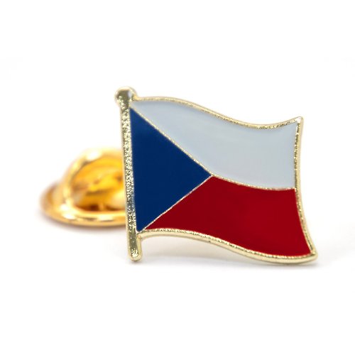 A-ONE Czech Republic 捷克 國徽別針 紀念飾品 國徽胸章 國家飾品 紀念