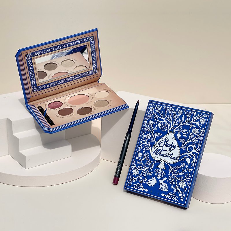 Makeup Set - Shades of Wonderland Eyeshadow Palette + Eternity Eyeliner - ลิปสติก/บลัชออน - วัสดุอื่นๆ 