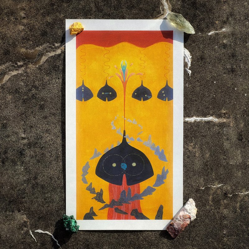 III. 誤 Error。 BLACK SPRING Oracle Deck Art Prints - Posters - Paper Multicolor