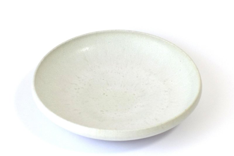 白丸皿 - 小皿 - 陶器 ホワイト