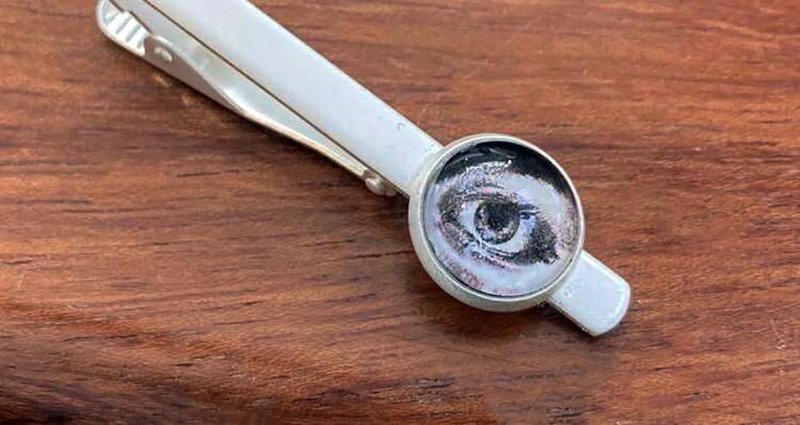 open your eyes 概念式 領帶夾 Tie Clips - 領帶/領帶夾 - 其他金屬 銀色