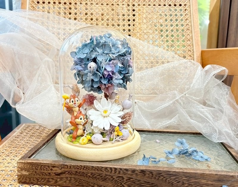 快速出貨【奇奇蒂蒂的花漾樂園】療癒小物/送禮首選/繡球花 - 乾燥花/永生花 - 植物．花 紫色