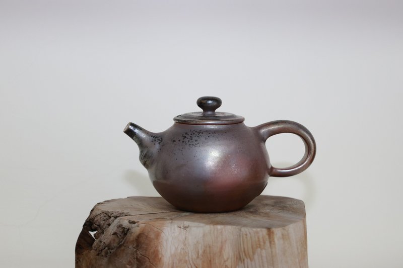 柴燒正把茶壺/200ml/瀧間拾光 - 茶壺/茶杯/茶具 - 陶 