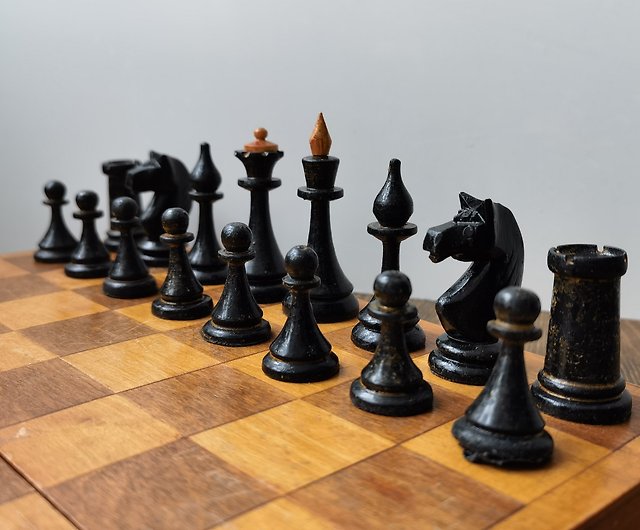 木製 チェス　セット