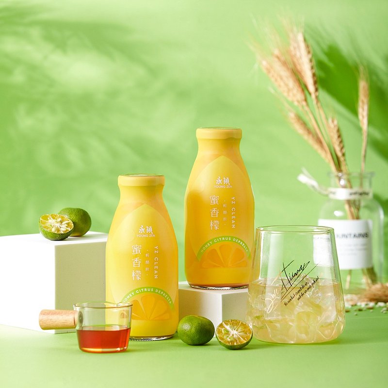 【6入組】蜜香檬輕飲醋290ML - 清甜微酸/ 黃金比例/ 開瓶即飲 - 醋/水果醋 - 新鮮食材 橘色