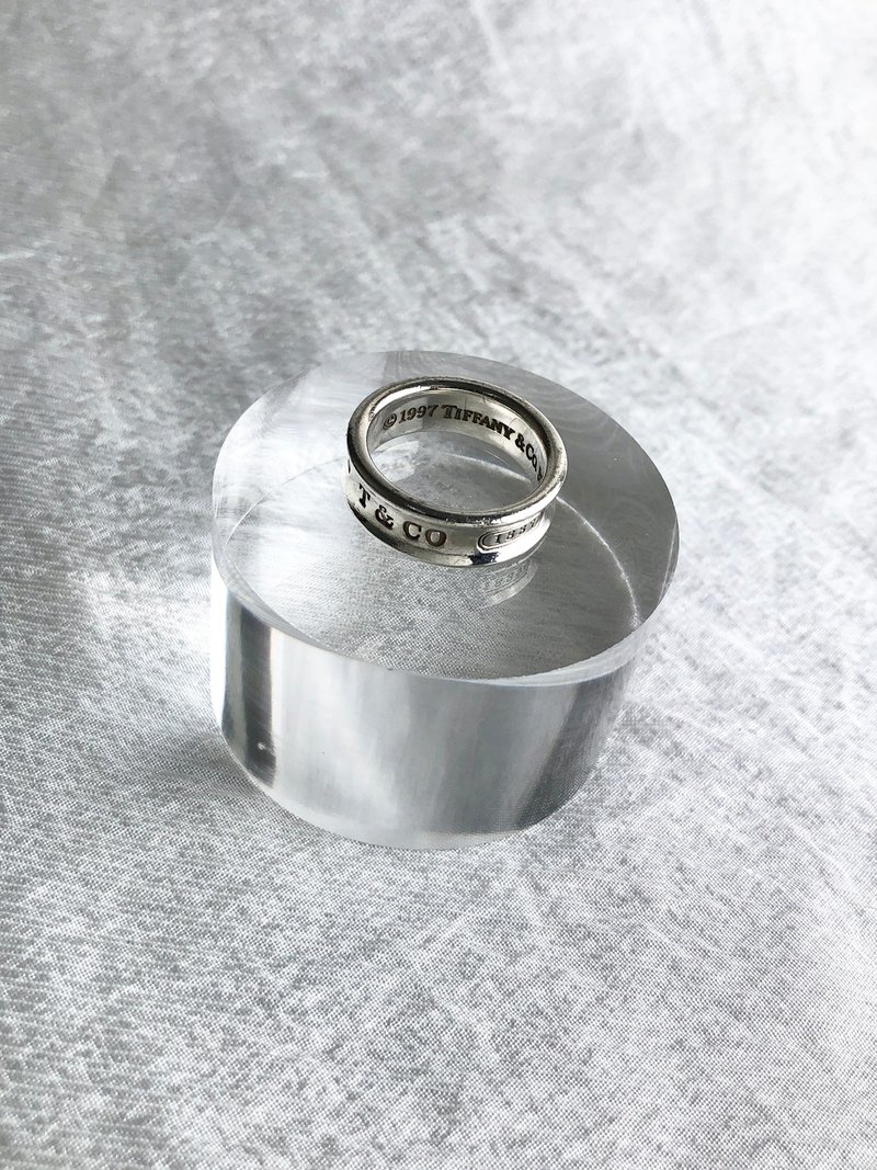 【 日本直送　名牌中古包 】Tiffany & Co. ティファニー ナロー リング シルバー SILVER925 vintage ヴィンテージ  85gr7t - 戒指 - 純銀 銀色