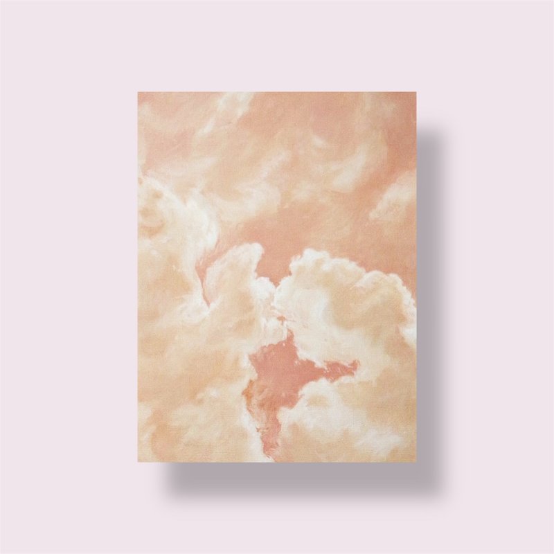 粉膚色天空 - 海報/掛畫/掛布 - 棉．麻 