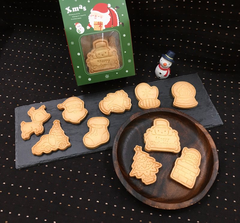 Christmas Shaped Cookies - 10 Pieces/Set - คุกกี้ - อาหารสด 