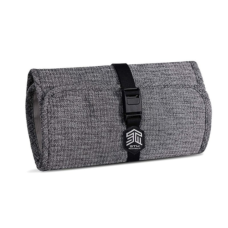 [STM] Myth Dream Series Dapper Wrapper Roll Type Storage Bag (Limestone Black) - Toiletry Bags & Pouches - Polyester Black