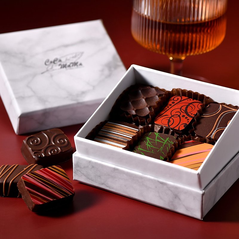 精緻金磚(含餡)巧克力系列(６入)禮盒-CoCa MaMa 巧克力工坊 - 巧克力 - 新鮮食材 