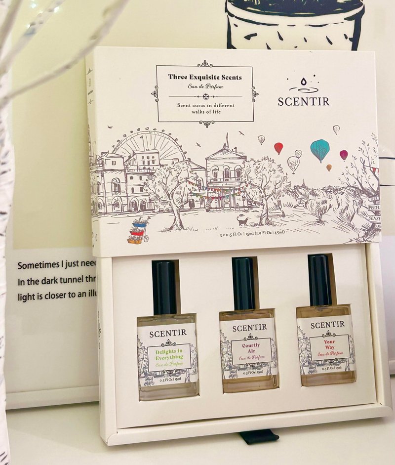 【香水禮盒】 3支香水套裝(15ml x3) 【自選香味組合】 - 香水/香膏 - 玻璃 多色