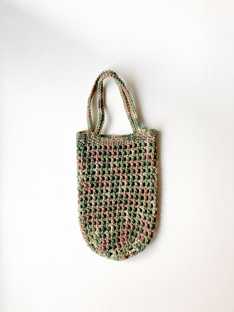 [In stock] camouflage eco-friendly cup bag beverage bag [Choose me, choose me, I don’t have to wait] - Beverage Holders & Bags - Cotton & Hemp 
