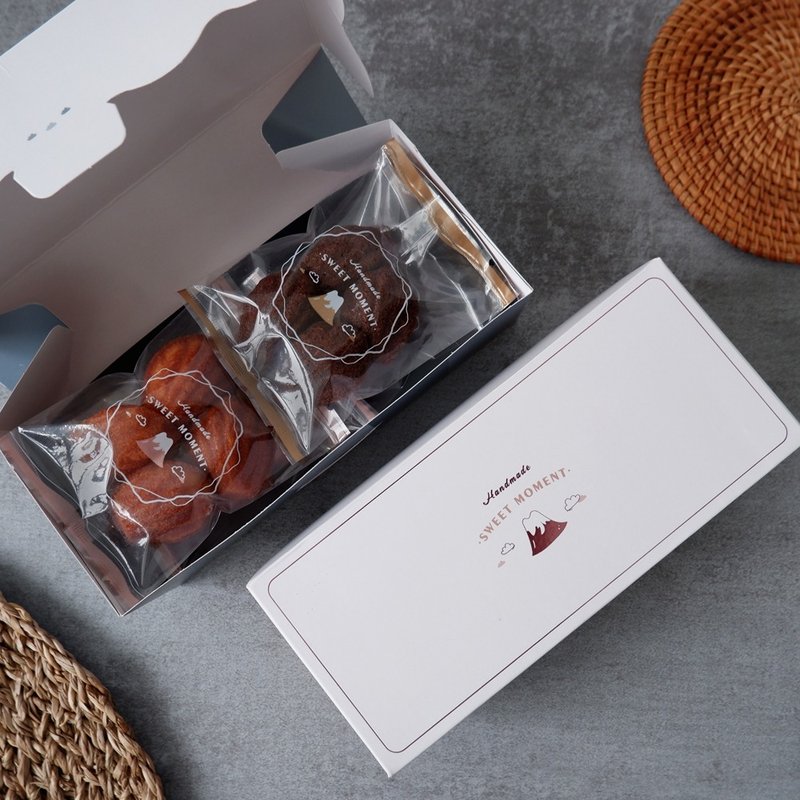 迷你貝 - 2 種口味瑪德蓮 - 6 包 (盒) - 蛋糕/甜點 - 新鮮食材 多色