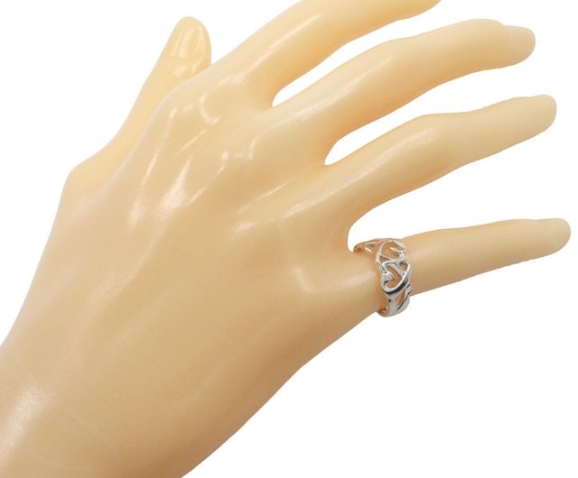 ティファニー　トリプルラビング　パロマピカソ　指輪　シルバー925 9.5号 TIFFANY&Co. ティファニー パロマ ピカソ トリプル ラビング