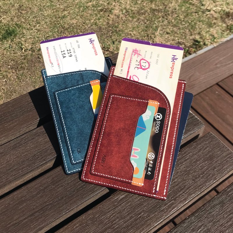 【Passport套/護照夾】磨砂牛皮系列/旅行/多色可選/手工製造 - 護照夾/護照套 - 真皮 多色