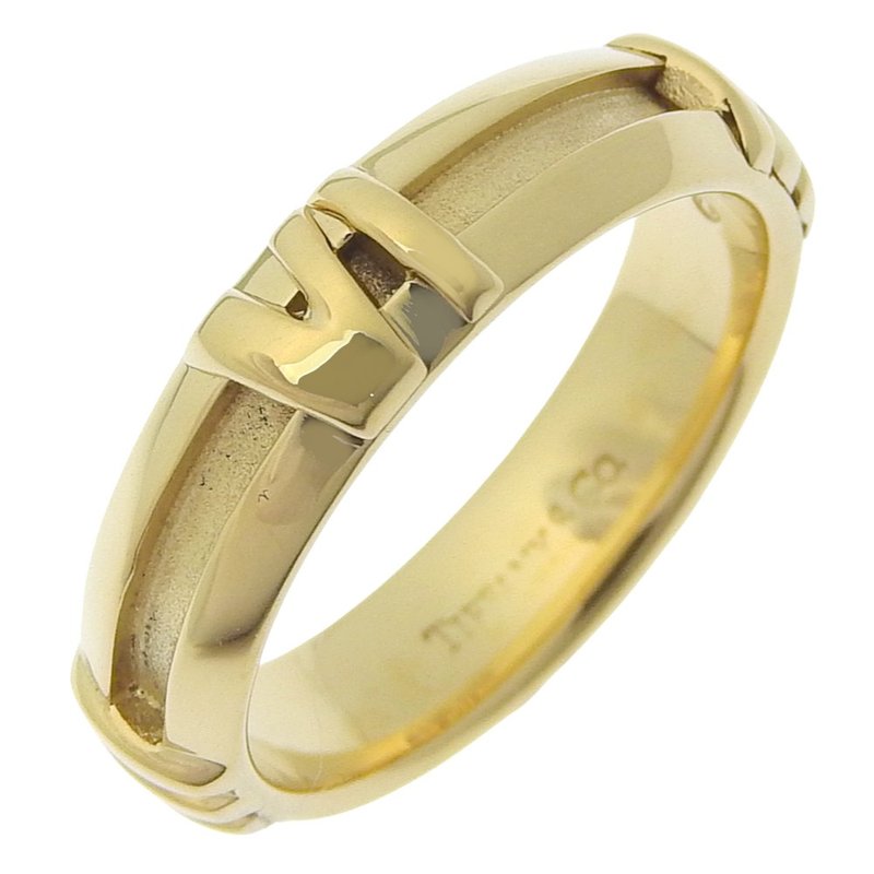 【日本直送】ティファニー TIFFANY&Co. アトラス 8号 リング・指輪 K18YG 約4.5g レディース【中古】 - 戒指 - 貴金屬 金色