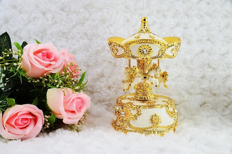 Carousel Music Bell Canon Birthday Gift Miyue Lover Wedding Gift Healing Relief - Items for Display - Other Materials 
