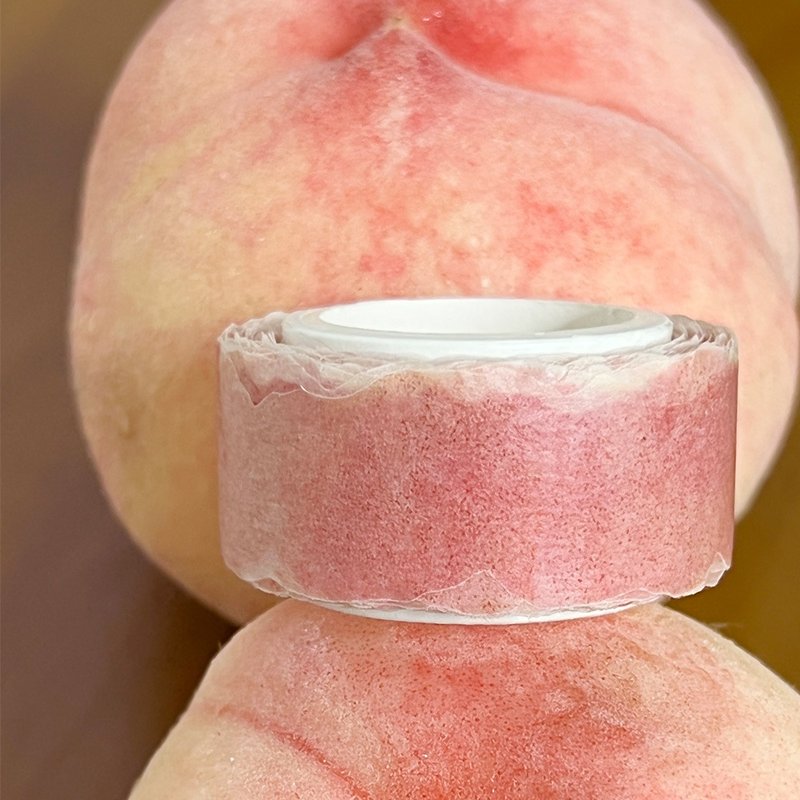 Peach peel - 紙膠帶/和紙/PET - 紙 