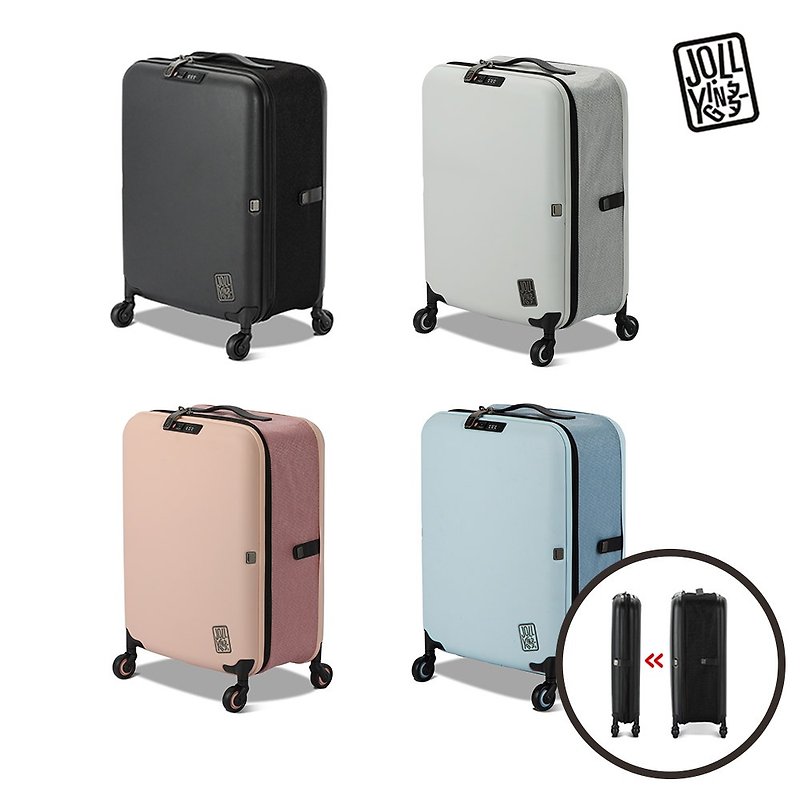 Jollying 20-inch/24-inch space-saving folding suitcase - Luggage & Luggage Covers - Silicone 