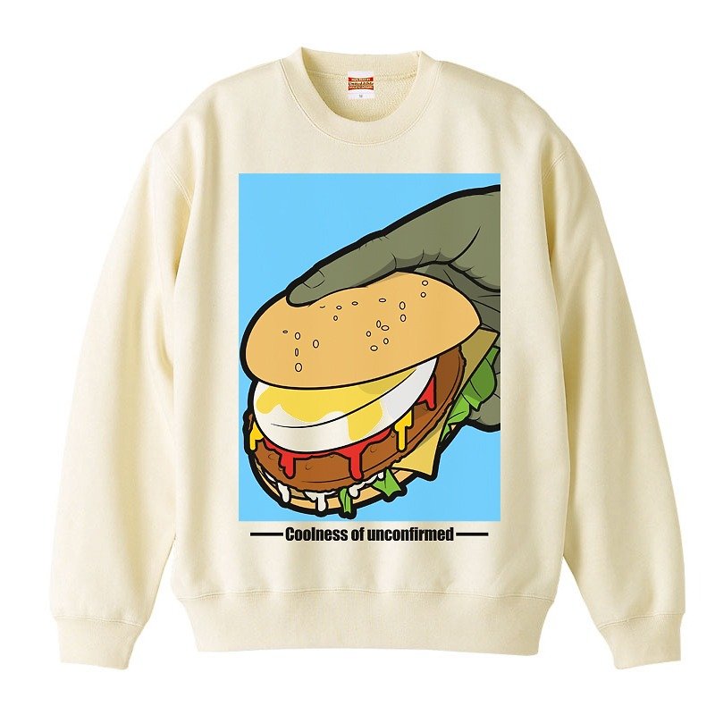[スウェット] alien hamburger - 男 T 恤 - 棉．麻 