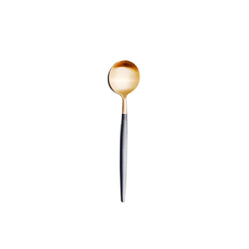 葡萄牙 Cutipol  GOA 灰金 12.5CM 咖啡匙 - 刀叉/湯匙/餐具組 - 不鏽鋼 灰色