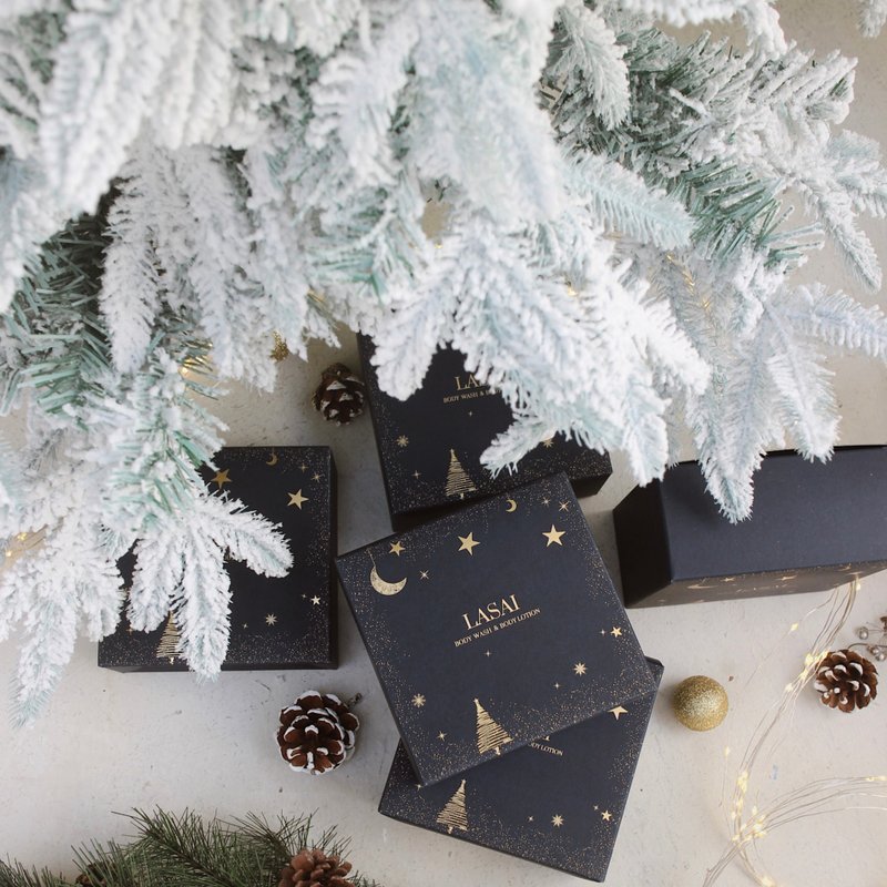 | 聖誕禮盒 香氛沐浴聖誕包裝 |  身體潔膚露 身體乳 350ml LASAI - 其他 - 濃縮/萃取物 