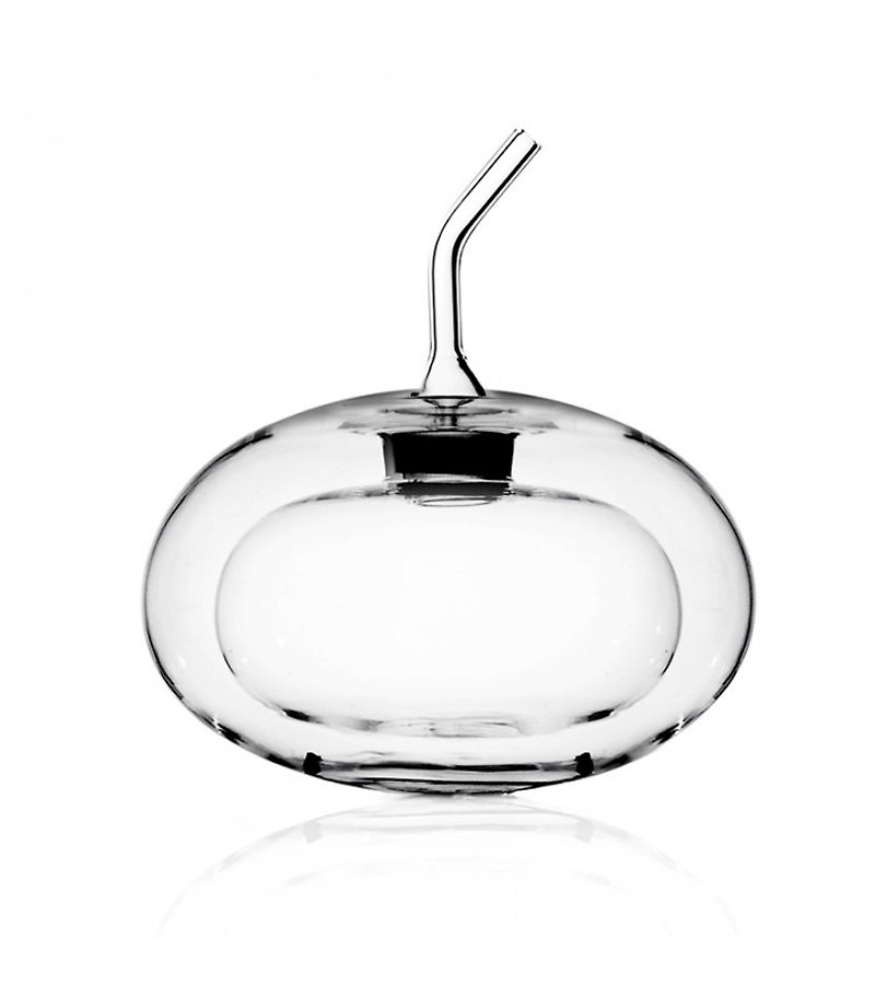 【米蘭手工吹製玻璃】SFERA 雙層玻璃橄欖油醋罐-球型款 - 調味瓶/調味架 - 玻璃 