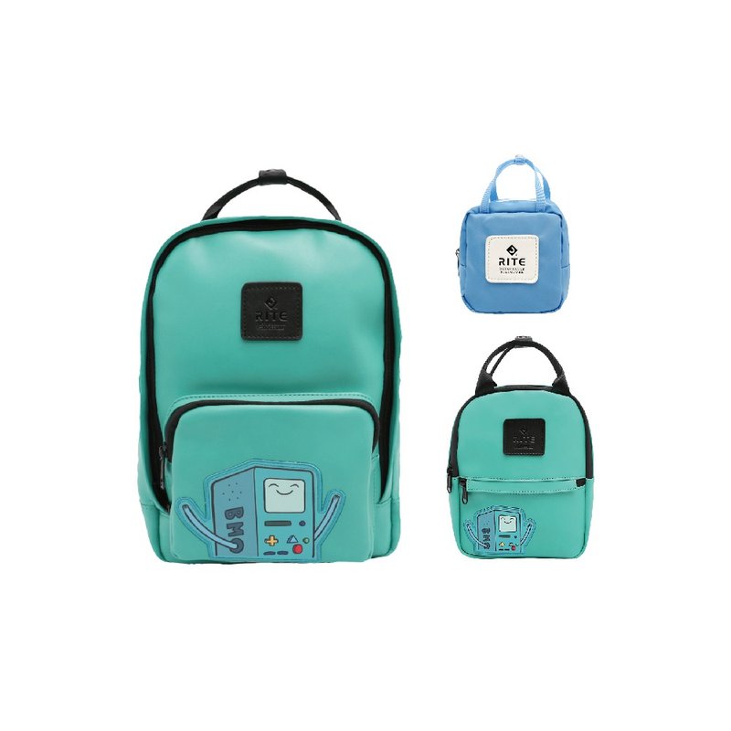 [The same color combination package] buy big send small W01 loose heart backpack -Mini Bmo - Backpacks - Waterproof Material Multicolor