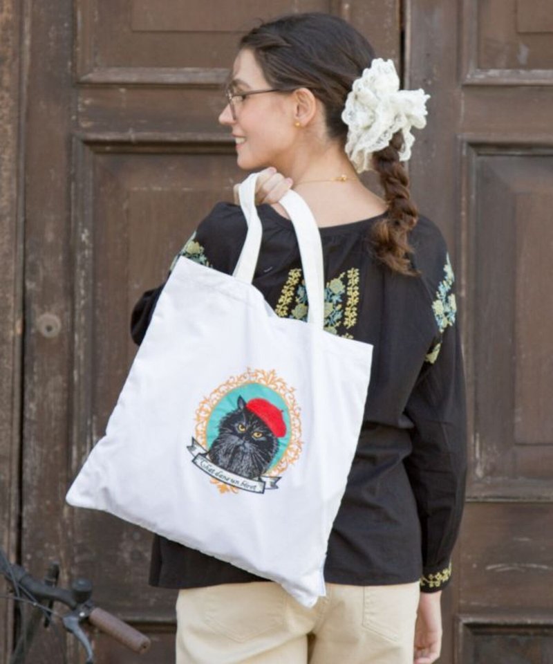 【熱門預購】貓咪浮雕托特包 (3色) LCEP6104 - 手提包/手提袋 - 其他材質 