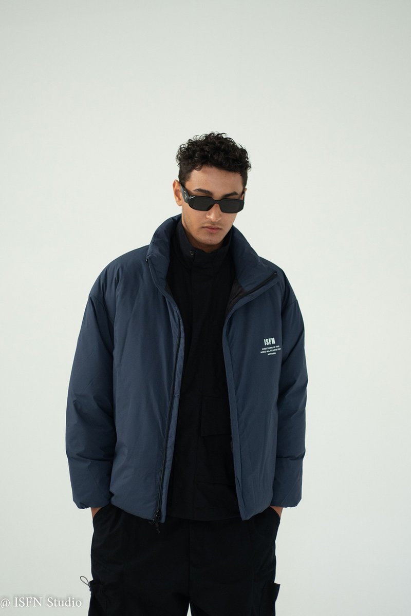 -20度C Down Jacket 鴨絨外套 - 男夾克/外套 - 羽絨 黑色