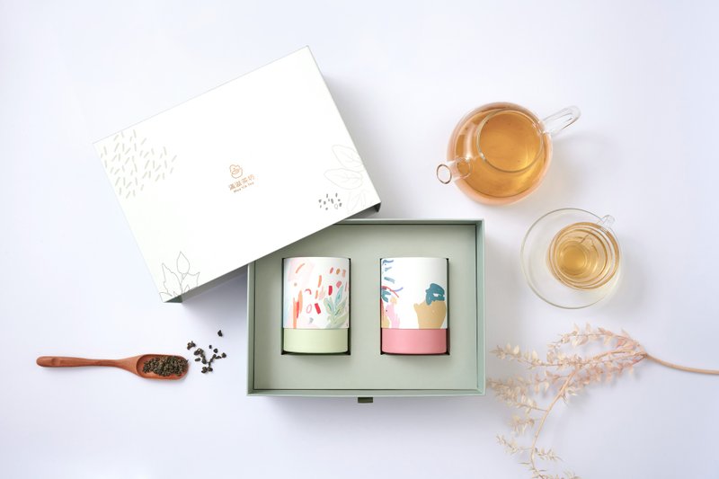 Jinxuan Green Tea Small Leaf Black Tea Gift Box Set - ชา - กระดาษ 