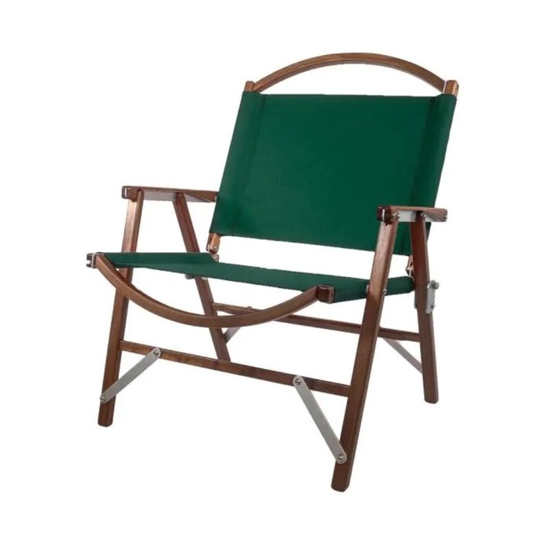Kermit Walnut Chair 國際版胡桃木克米特椅(森林綠) 戶外折疊椅 - 露營用品 - 木頭 綠色