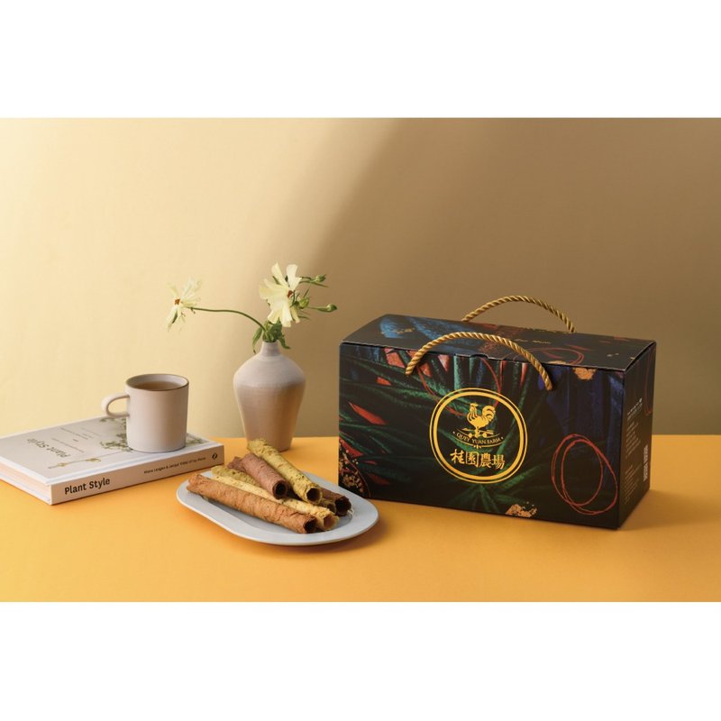 [Guiyuan Farm] Handmade Egg Roll Gift Box Mid-Autumn Festival Gift Box - คุกกี้ - วัสดุอื่นๆ 