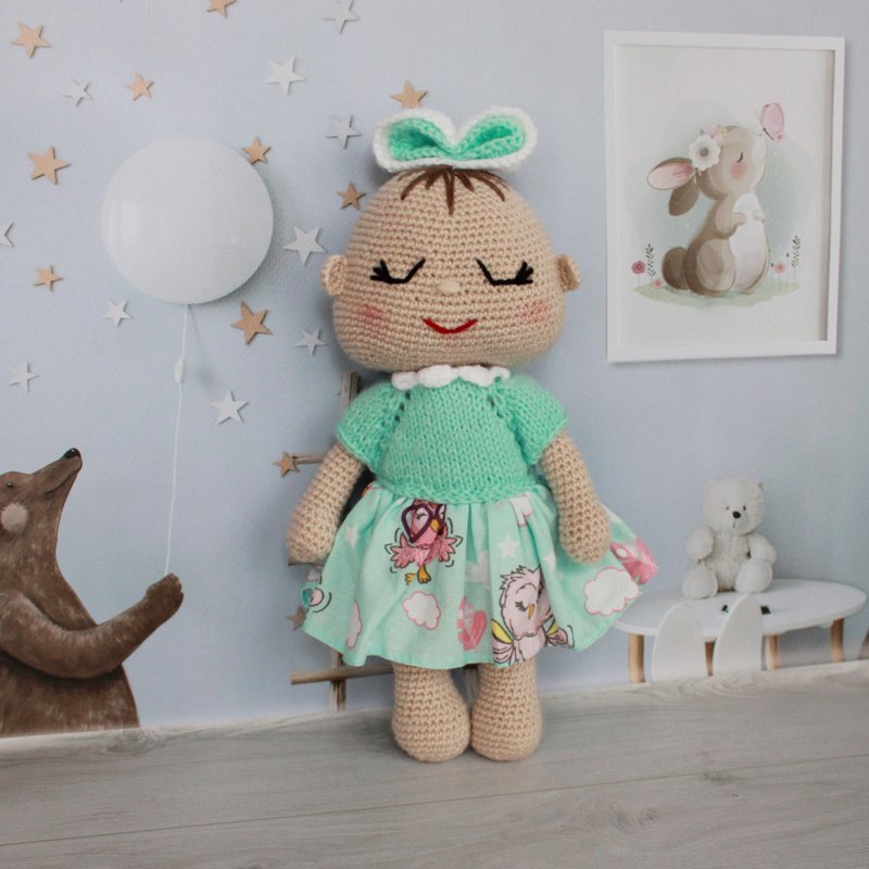 Sleepy baby doll, Sleeping doll, soft sleeping doll - Kids' Toys - Other Materials 